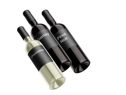 Trois bouteilles de vin