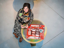 Prof. Dr. Andrea Samson im neuen Hochschulcampus Brig der FernUni Schweiz